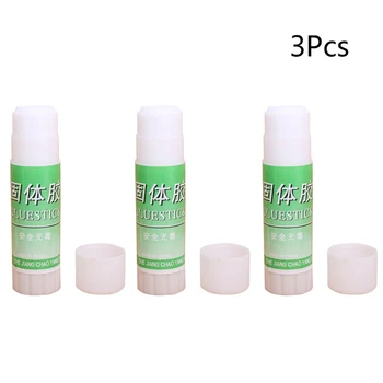 

Solid Glue High Viscosity Solid Glue Stick For Adhesive Home Art Paper Card Photo Glue Stick Stationery 3 Pcs/Set