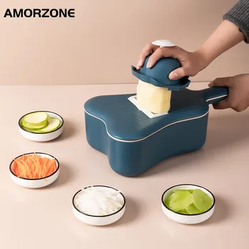 

Manual Potato Slicer Vegetable Fruit Cutter Stainless Steel Onion Peeler Carrot Grater Dicer Kitchen Tools accessories koken