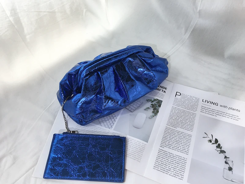 Сумка-конверт из искусственной кожи со светоотражающими металлическими узорами, роскошные женские сумки, дизайнерские кошельки и сумочки округлой формы, клатч