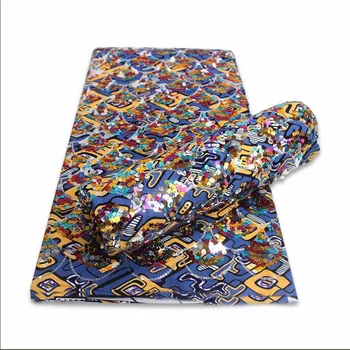 

Gold print african new fashion anakra 100% cotton african wax fabric nigerian ghana kitenge dashiki real wax fabric 6yards G0006