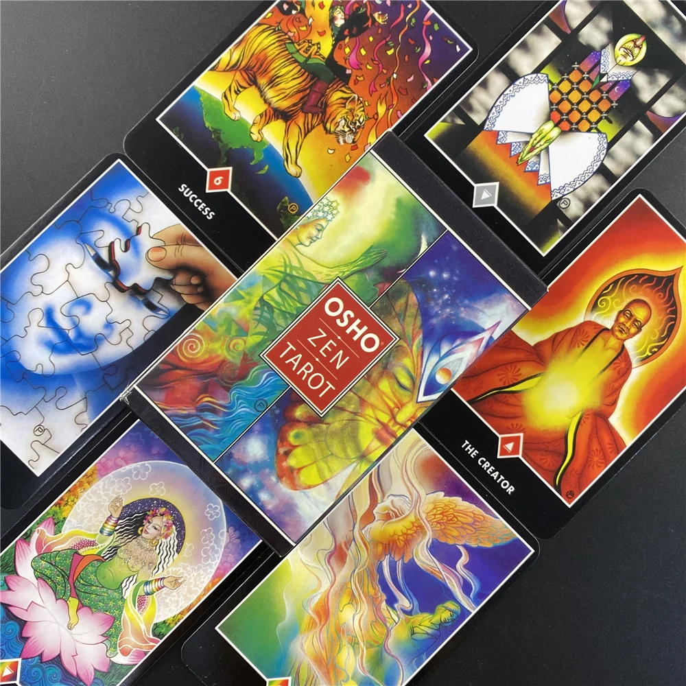 Новинка 2021 карты Osho Zen Tarot и палуба для обучения гадания в PDF развлекательная