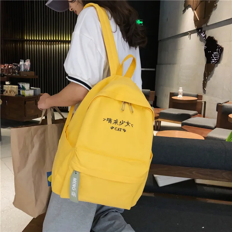 

Japanese-style Popular Brand Vintage Sense GIRL'S School Bag Simple Campus Backpack High School Men's College Student Korean-sty