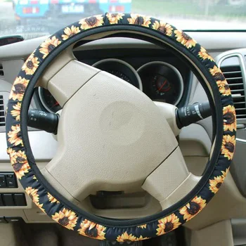 

Accessories Steering Wheel cover Sunflower design 38-37CM Protective Car