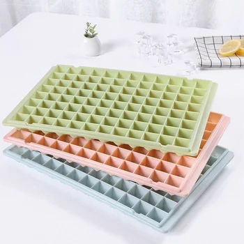 

2PCS 60 Grids Ice Cube Tray Non-toxic Flexible Easy Release Ice Making Tray Mold Home Kitchen Supplies
