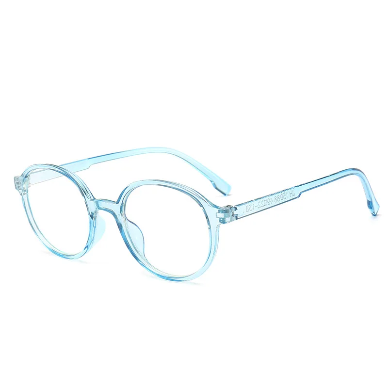 Очки для защиты от радиации компьютерные очки снимают усталость глаз ретро очки для близорукости женские круглые студенческие анти-синий светильник - Цвет оправы: blue