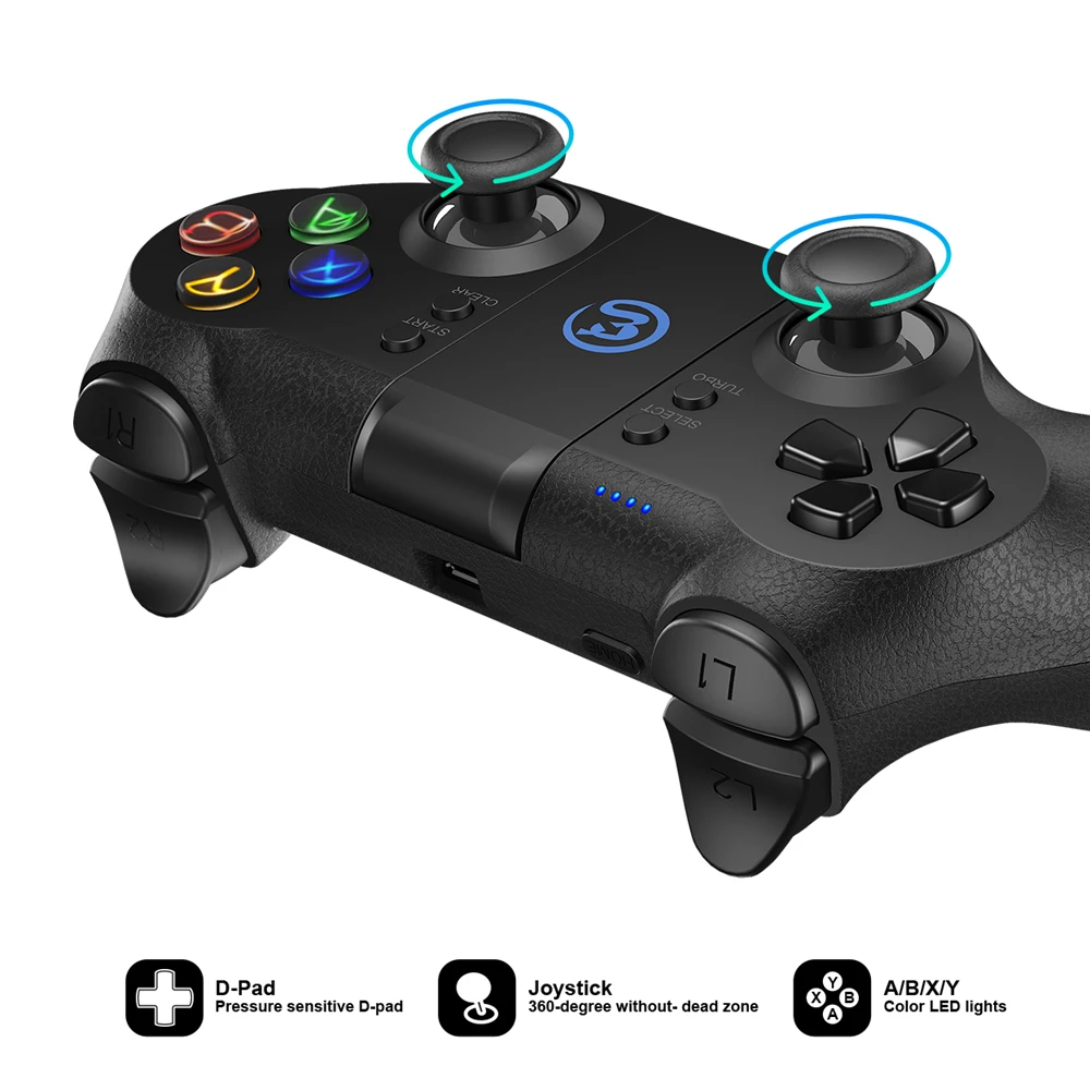Беспроводной Bluetooth геймпад GameSir T1s мобильный игровой контроллер с двойным