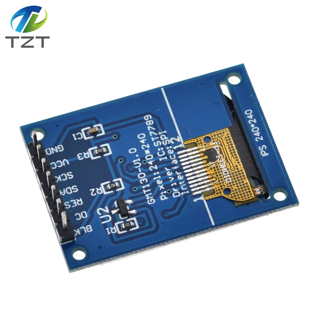 TFT дисплей 0 96/1 3 дюймов IPS 7P SPI HD 65K полноцветный ЖК модуль ST7735 / ST7789 Привод IC 80*160 240*240