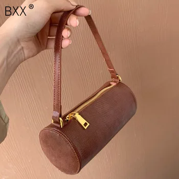 

[BXX] PU Leather Solid Color Saddle Bag For Women 2020 Fashion Summer Mini Shoulder Messenger Bag Lady Handbags and Purse HL131