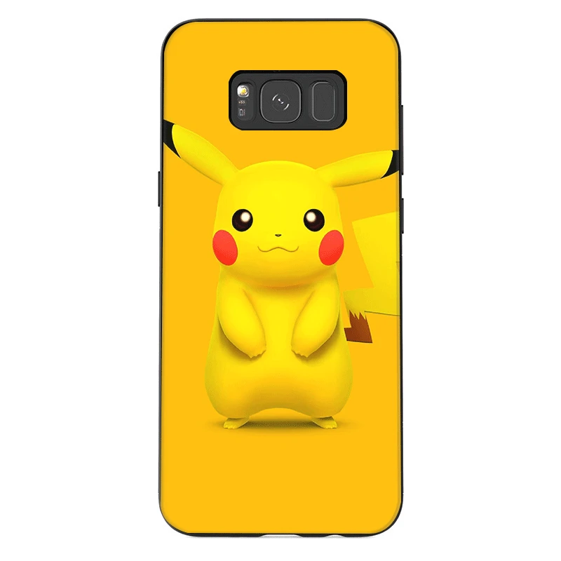 Мобильный чехол для телефона из ТПУ для Samsung Galaxy S6 S7 край S8 S9 S10 S10E Plus Note 8 9 M10 M20 M30 M40 чехол с изображением покемона Пикачу, детская