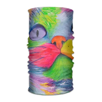 

Redcong Headbands Headwear Bandana Cat Face Scarf Wrap Mask Sweatband Outdoor Headscarve