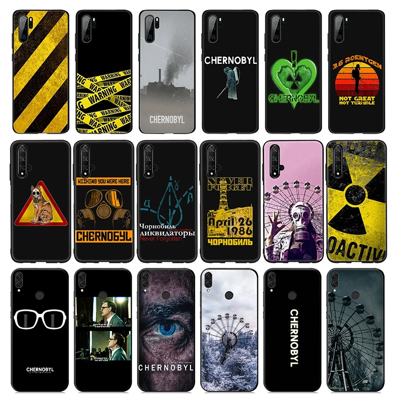Chernobyl TV Soft Silicone Case for Huawei Honor 10 9X 9 8 8X Lite 7X 7C 7A 6A Note |