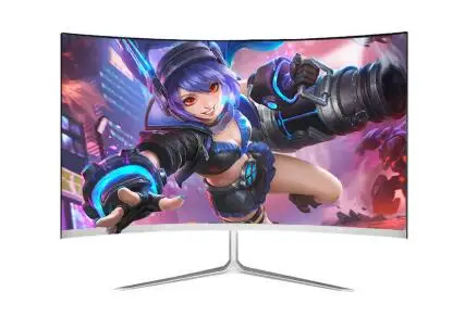 

32 Inch" Curved 75Hz Gaming LED Monitor Edge-Less AMD FreeSync DisplayPort DP/HDMI Interface