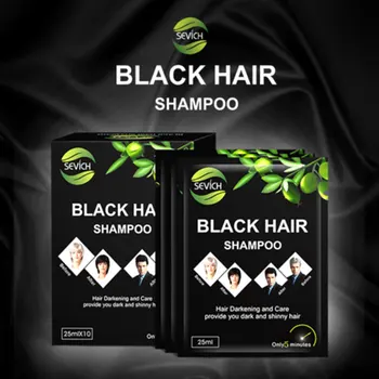 

1/5pcs Black Hair Dye Shampoo Instant Black Hair Make Grey White Hair Darkening Shiny Makeup Black Hair Immediately Hair Care