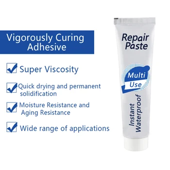 

100ml/10ml Instant Waterproof Repair Paste Wall Shedding Ointment Crack Repair Wall Mending Cream Latex Tile Grout Adhesive Glue