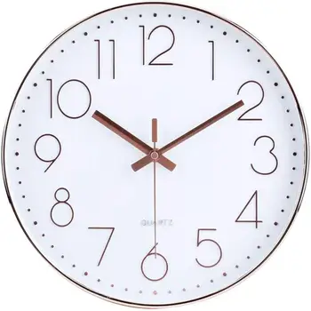 

Quartz Wall Clock Simplicity Modern Design Silent Wall Sticker Clock Quartz Needle Home Deco Round Clock Watches For Living Room