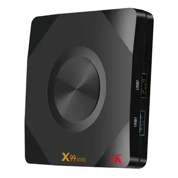 

X99mini Android 9.0 Set Top Box 4G and 64G Quad Core 2.4G/5G WIFI 6K Remote Control Support Music Format Media Player
