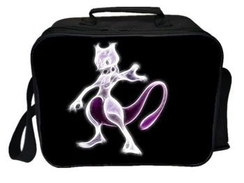 

Mewtwo Lunch Bag Thermal Insulated Bag Picnic Camping Shoulder Bag Fresh Keeping Ice Cooler Bag