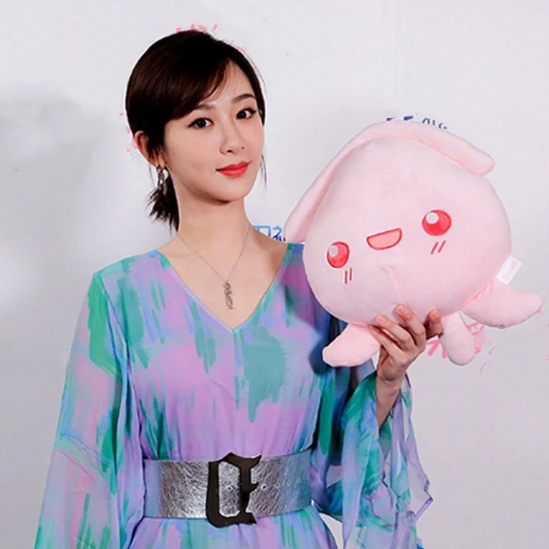 

New cheap double face Yangzi Andy Star same squid pillow TV "Go Go Squid!" Cute Christmas Gift pelucia peluches Cushion pillow