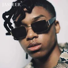 Квадратные Солнцезащитные очки оттенки Паровой Панк Ретро Винтажные женские люксовый бренд UV400 черная металлическая рамка очки для вождения