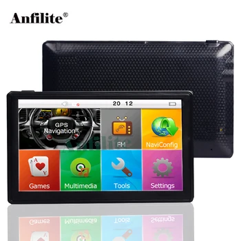

Anfilite 7 inch HD Car Wince CE 6.0 GPS Navigation Bluetooth AVIN 128M 4GB Vehicle Truck GPS navigator with rear wireless camera
