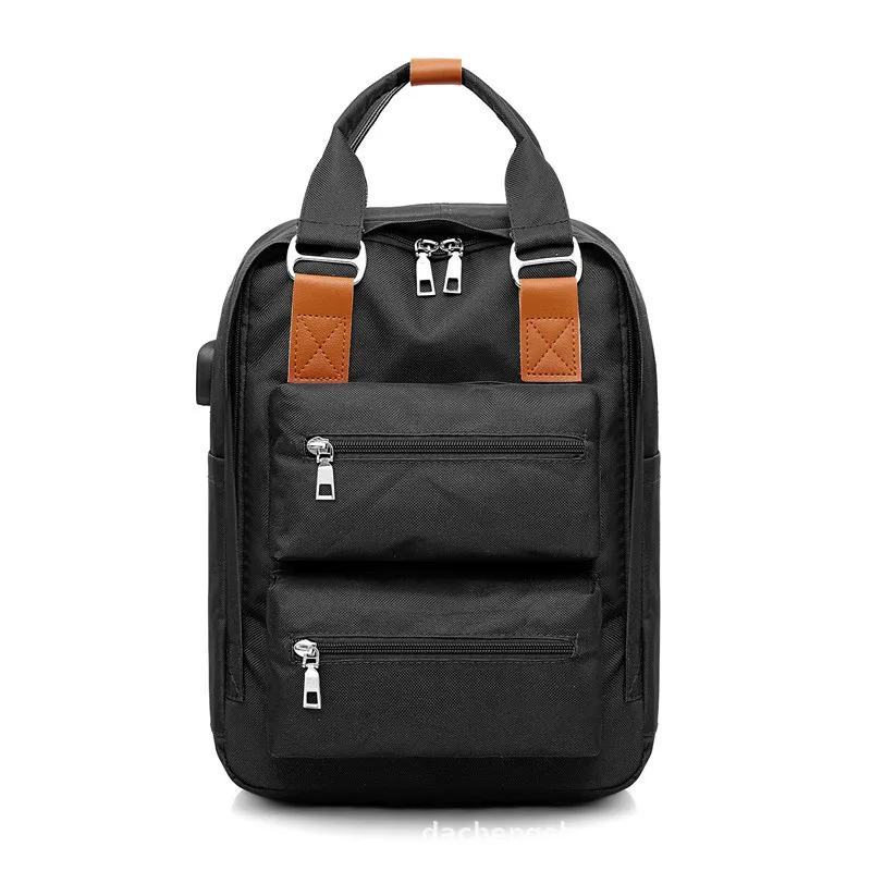 

Upgraded Diaper Bag Multi-functional Large-Volume Mom Maternity Package WOMEN'S Fashion Handbag USB Backpack Customizable
