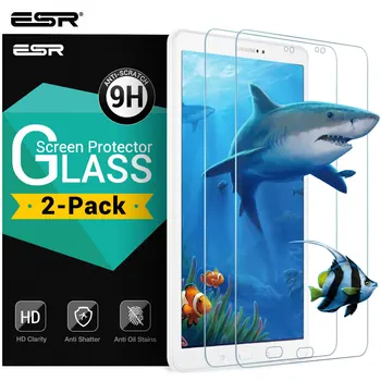 

ESR 2PCS Screen Protector for Samsung Galaxy Tab A 10.1 SM-T585 T580/T580N Tempered Glass Film 9H Anti-Scratch Bubble-Free Flim