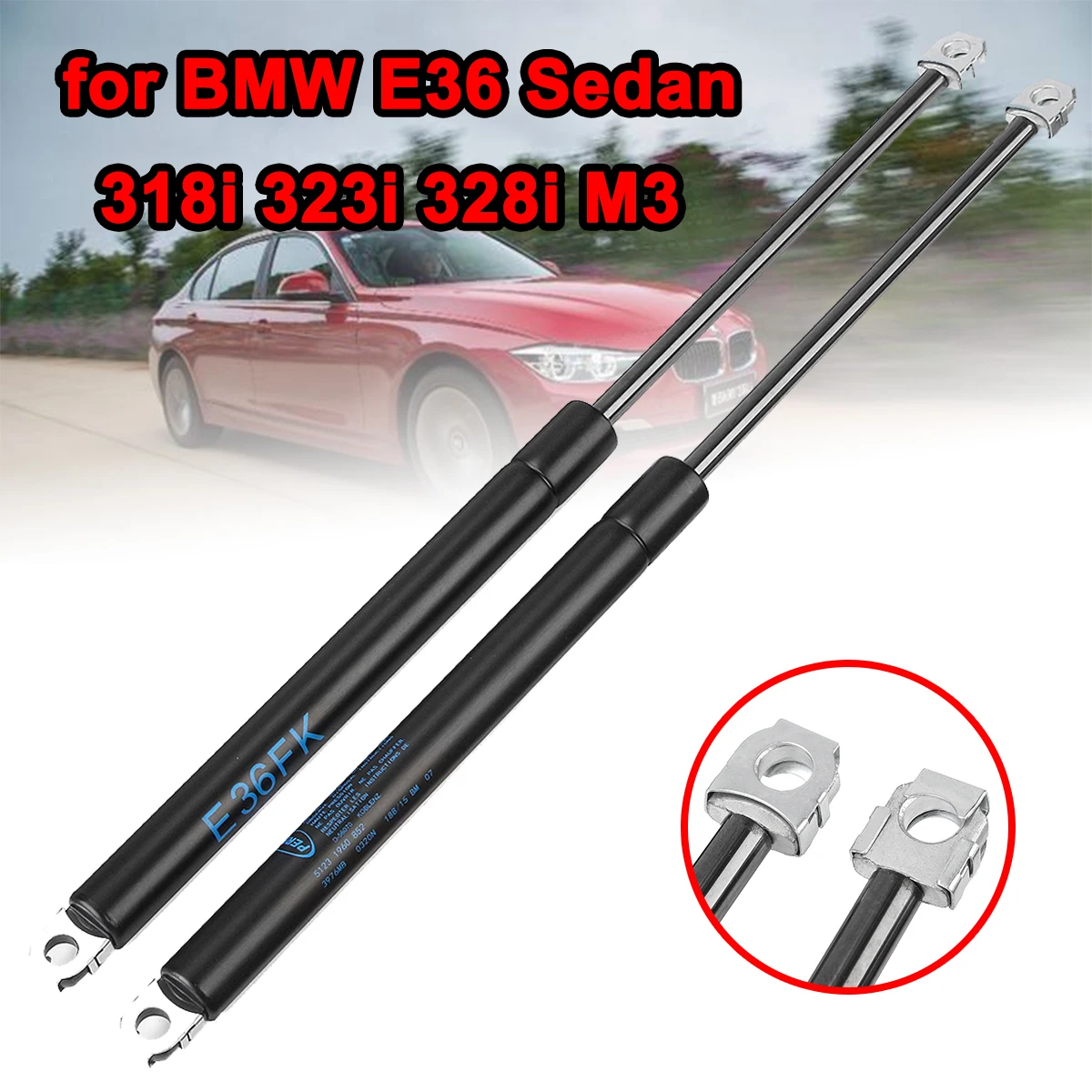 2 шт. пружины для капота BMW E36 Sedan 318i 323i 328i M3 | Автомобили и мотоциклы