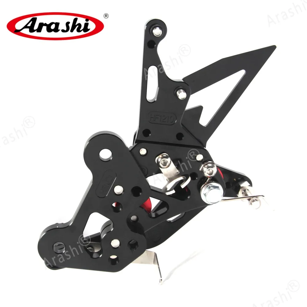 Араши GSR750 2011- ЧПУ Rider Rearset для SUZUKI GSR 750 2011 2012 2013 Регулируемые подножки