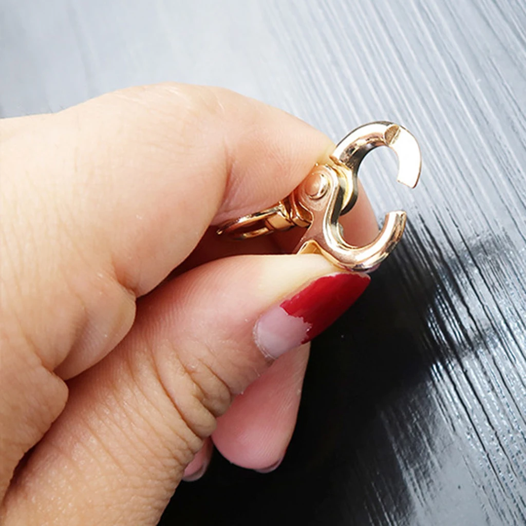 4 шт. O ring вертлюжные зажимы для триггера крючки металлический брелок ключей