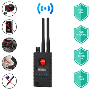 

RF Detector Wireless Bug Detector Signal for Hidden Camera Laser Lens GSM Listening Device Finder Radar Radio Scanner