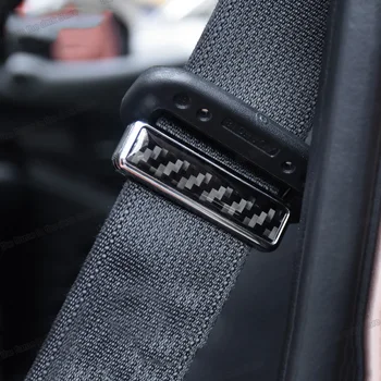 

Lsrtw2017 Carbon Fiber Abs Car Seat Safety Belt Securing Clip Limiter