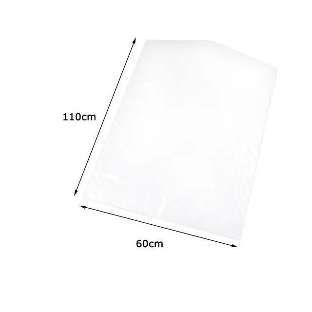 Clothes Dust Cover 2.2 Silk Coat Suit Transparent Plastic Pocket Dry Bags Cleaner Hanging Proof Moisture Disposable Waterpr G8Q3 60X110cm