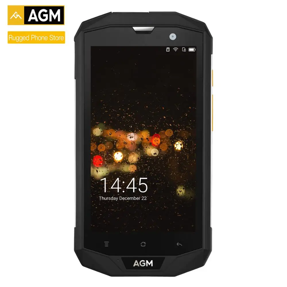 AGM A8 " 4G+ 64G FDD-LTE Android 7,1 мобильный телефон 2SIM IP68 прочный телефон четырехъядерный 13,0 МП 4050 мАч NFC OTG Смартфон