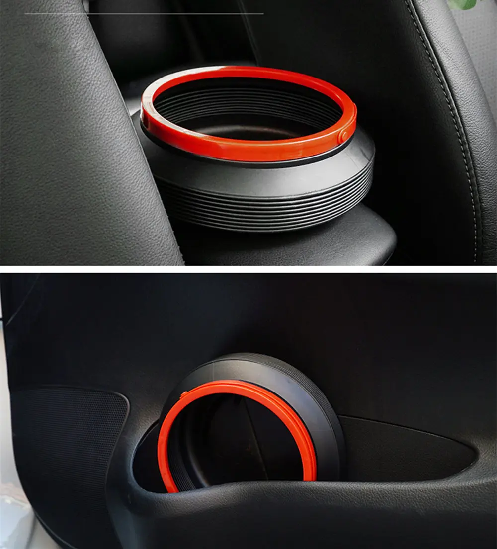 Car Folding barrel Trash Can for Touareg Phaeton Phideon Variant Touran Beetle T-Cross T-Roc Amarok Tarok MOIA CARAVELLE MULTIVA