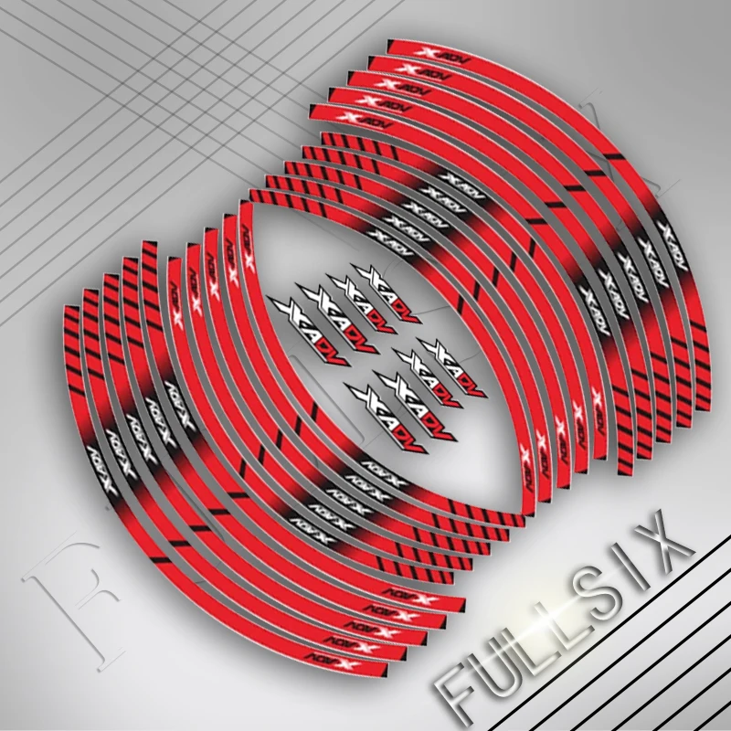 

New high quality 20 Pcs Motorcycle Wheel Sticker Waterproof reflectives Rim Sticker decorative decal FOR HONDA X-ADV xadv