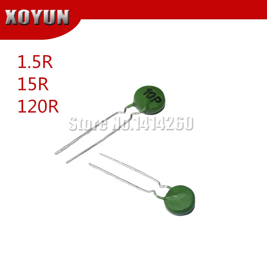 10 шт. PTC термистор 10P мм 1.5R 15R 120R | Электронные компоненты и принадлежности