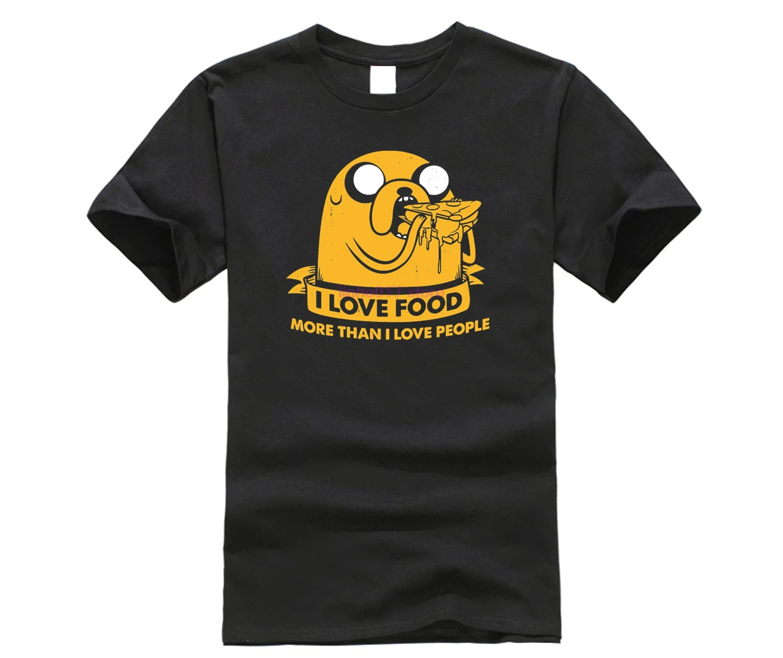 Футболка с надписью I Love foo от Jake The Dog футболка для приключений мужские хлопковые