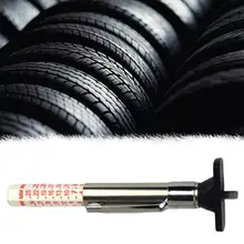 New Tire Pattern Depth Pen Color Coded Universal Tire Tread Depth Measurement Tool Cylindrical Gauge Measuring Tool 0-25mm