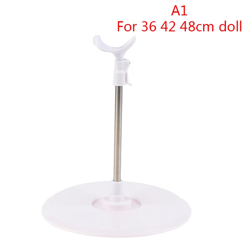 Dolls Stainless Steel Display Adjustable Stand Holder Universal 36/42/48/60cm doll stand
