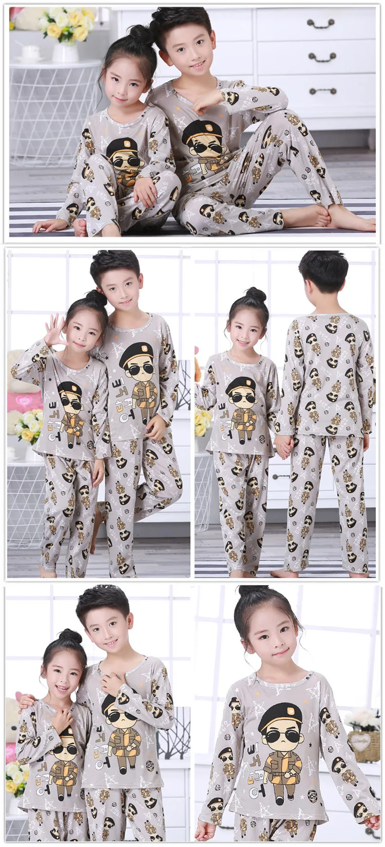 Summer Children Pajamas Girl Sets Kid Pyjamas Boy Cartoon Homewear Pajamas Set Boy Outfits Child Pyjama sleepwear for toddler girl