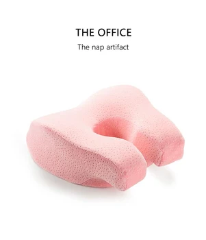 

Health Cervical Memory Foam Nap Pillow Slow Rebound Pillows Neck Protection Office Sleeping Pillows Relax Home Textiles