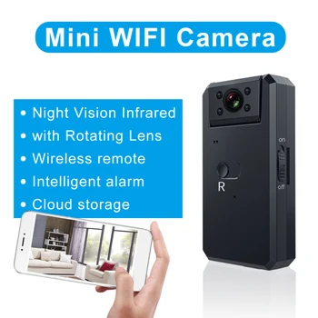 

Mini Camera WiFi HD Wireless IP Micro Camera Remote Monitor Camera Tiny Video Recorder Motion-Detection Mini Cam With IR