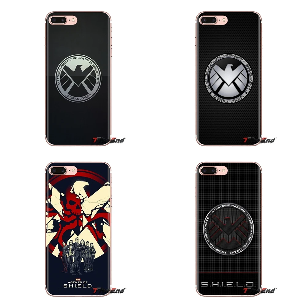 Прозрачный чехол из ТПУ для huawei mate Honor 4C 5C 5X6X7 7A 7C 8 9 10 8C 8X20 Lite Pro Marvel s.h.i.e.l. D агенты