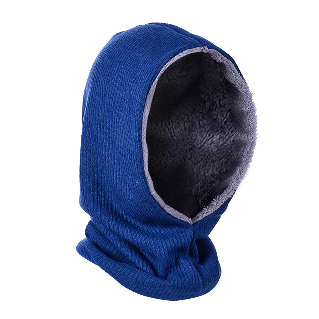 SAGACE ветрозащитная шапка для сноуборда, лыжного и охотничьего спорта унисекс, зимняя теплая маска для лица, шапка для лыжного и велосипедного спорта, с капюшоном, шейный платок, мужская шапка, шарф - Цвет: Blue