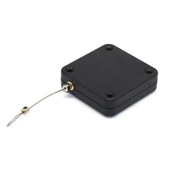 

1pc Multifunctional Automatic Retractable Door Closer Punch-free Sliding Door Anti-theft Reel Box Stable And Wear-resistant