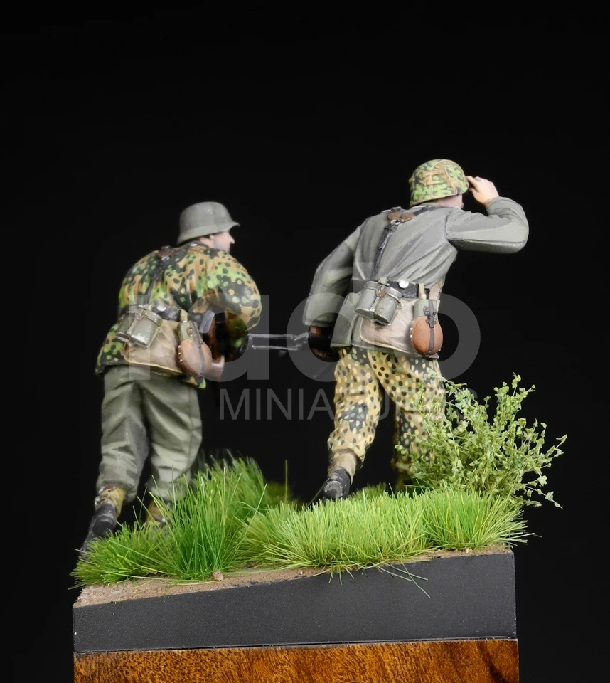 1/35 смолы фигурки модели наборы Второй мировой войны военные фигурки Unassambled Неокрашенный 671