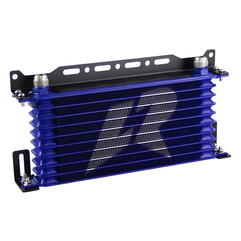 LINESRACING AN10 10 рядный Алюминиевый масляный радиатор с монтажным кронштейном 262 мм