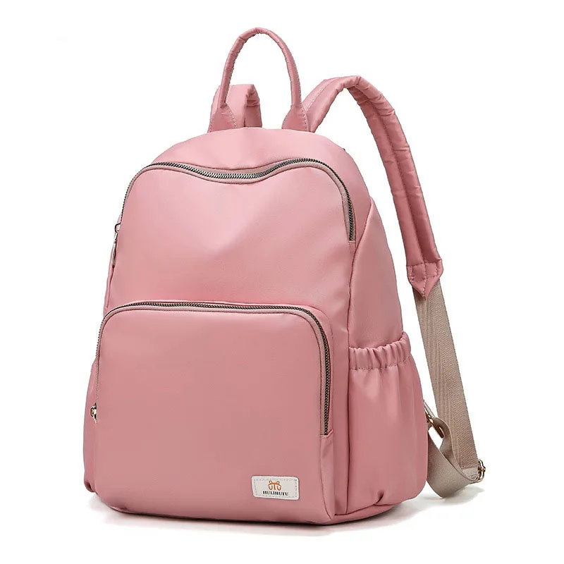 Fashion Oxford Cloth Canvas Backpack Female Mommy Backpacks Casual The Tide Wild Travel Solid Bag