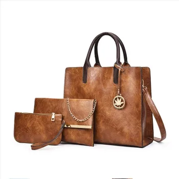 

2020 New European and American style Classic Wild Three-piece Set Shoulder Messenger Handbag