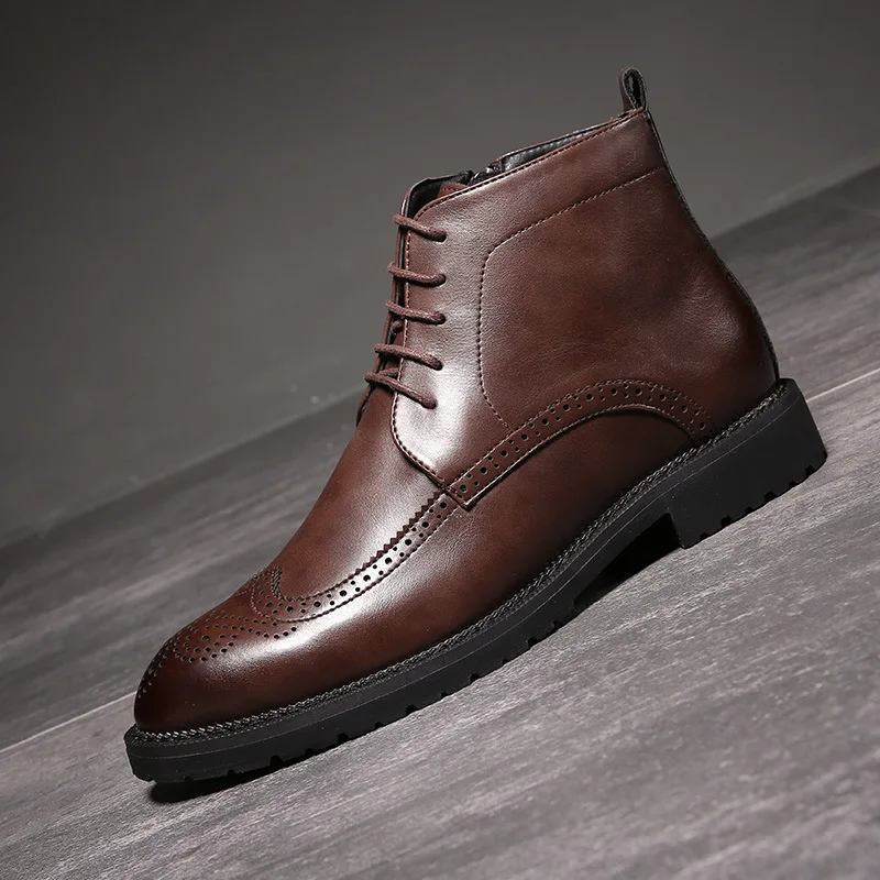 Luxury Mens Shoes Oberkampf Ankle Boot Mens Shoes Fashion Type Martin Boots  With Origin Box Bottes Hommes Luxury Design Booties Hot Sale From Wlfeiyu,  $180.91